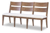 Artisan's Place Dining Bench — Vintage Pine / Ironwood
