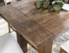 Artisan's Place 36-inch Counter Height Dining Table — Vintage Pine / Ironwood