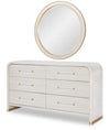 Miramar 68-inch Six Drawer Dresser — Oyster
