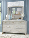 Miramar Rectangular Mirror — Oyster