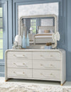 Miramar Rectangular Mirror — Oyster