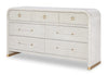 Miramar 68-inch Seven Drawer Dresser — Oyster