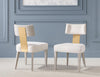 Miramar Upholstered Side Chair — Set of 2 — Oyster