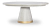 Miramar 54-inch Round Dining Table — Oyster
