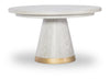 Miramar 54-inch Round Dining Table — Oyster