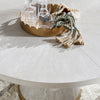 Miramar 54-inch Round Dining Table — Oyster