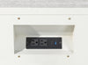 Miramar Oyster Three Drawer Nightstand — Oyster