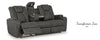 Glide Reclining Loveseat With Console Transformer Iron
