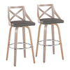 Charlotte - 30" Fixed-Height Barstool (Set of 2)