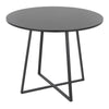 Cosmo - Canary Dining Table - Black Metal Base