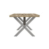 Callista - Rectangular Table - Beach/Natual Metal