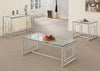 Merced - Glass Top Metal Table