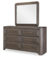 Lancia - 6 Drawer Dresser - Charred Oak