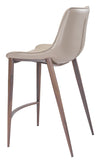 Magnus Counter Stool (Set of 2) Brown & Walnut — Set of 2