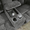 Frohn Reclining Loveseat with Console - Graphite (3740694)