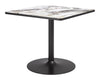 Caliza Dining Table Gray & Black