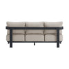 Playa - Sofa With 2 Pillows - Dark Gray / Beige