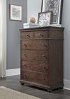 Canterbury 2.0 Drawer Chest Cherry Finish — Warm Cherry