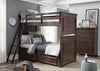 Canterbury 2.0 Bunk Bed — Twin / Twin / Warm Cherry