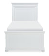 Canterbury 2.0 Panel Bed — Twin / Natural White