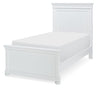 Canterbury 2.0 Panel Bed — Twin / Natural White