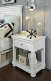 Canterbury 2.0 Open Night Stand — Natural White