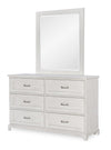 Ashton 54-inch 6 Drawer Dresser — Bleached Linen