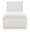 Ashton Bookcase Bed — Twin / Bleached Linen