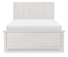 Ashton Bookcase Bed — Full / Bleached Linen