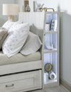Ashton Bookcase Bed — Full / Bleached Linen