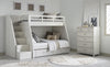 Ashton Bunk Bed — Twin / Full / Bleached Linen