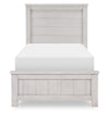 Preston Panel Bed — Twin / Bleached Linen