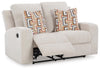 Danum Reclining Loveseat - Stone