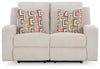 Danum Reclining Loveseat - Stone