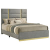 Ines - Fabric Upholstered Panel Bed