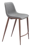 Magnus Counter Stool Slate Gray & Walnut — Set of 2