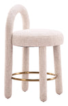 Curco Counter Stool Beige — Set of 2