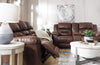 Stoneland Reclining Sofa - Chocolate