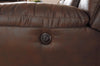 Stoneland Power Reclining Loveseat with Console - Chocolate