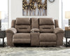 Stoneland Power Reclining Loveseat with Console - Fossil