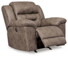 Stoneland Power Recliner - Fossil