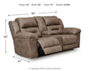 Stoneland Power Reclining Loveseat with Console - Fossil