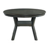 Amherst - Dining Table With Wood Leg - Gray Finish