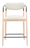 Equinox Counter Stool Oyster Gray & Natural
