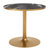 Batu Dining Table Black & Gold