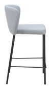 Linz Counter Stool Gray — Set of 2