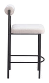 Livorno Counter Stool Ivory — Set of 2