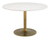 Ithaca - Dining Table - White / Gold