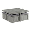 Uster - 2 Piece Occasional Set (Coffee Table And End Table) - Light Gray