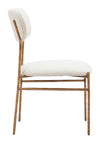 Sydhavnen - Dining Chair - Cream / Gold